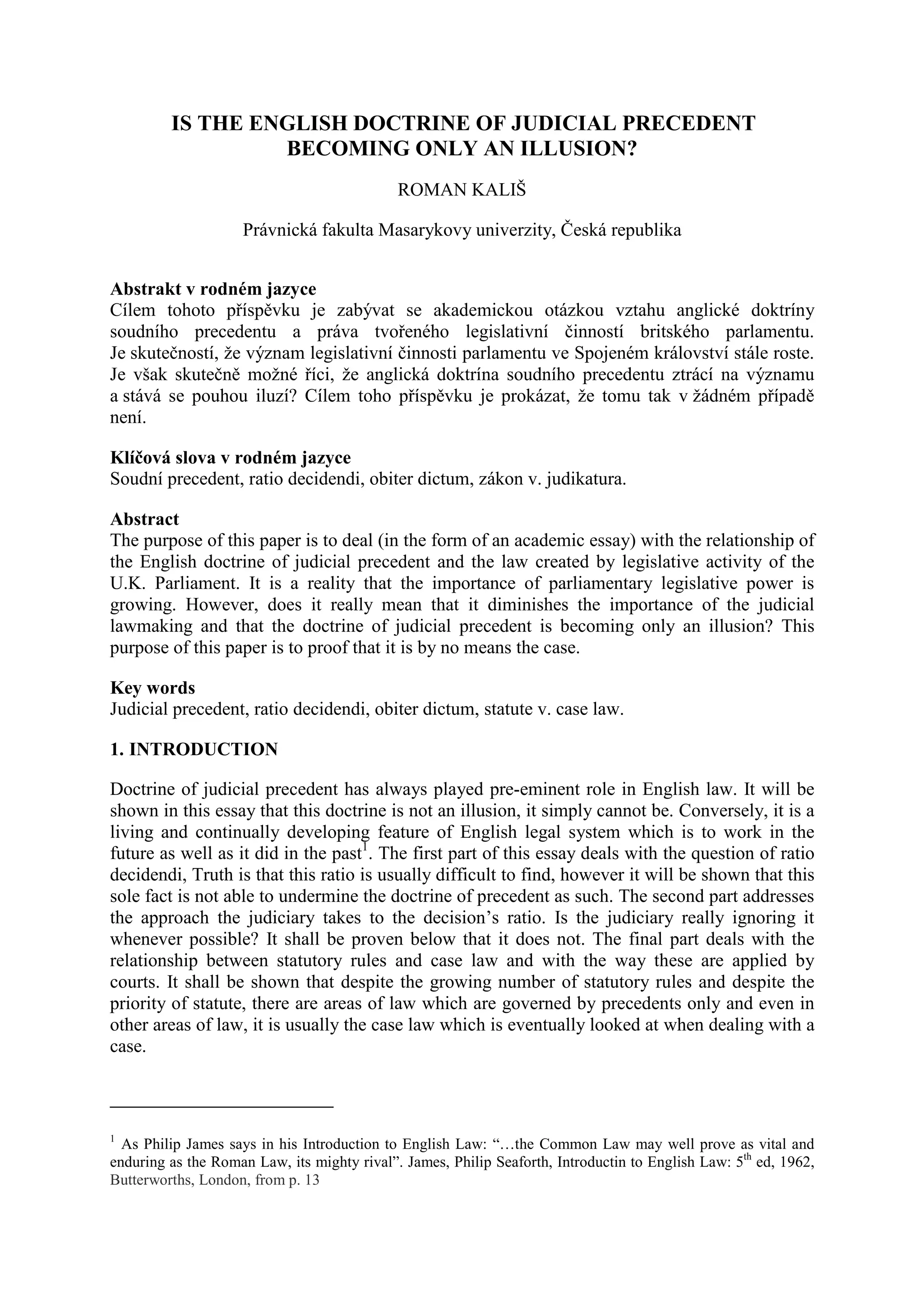 Precedent R Example Judicial precedent | PDF | Law