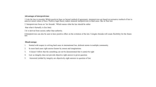 judicial process interpretivism drowin theory | PPTX
