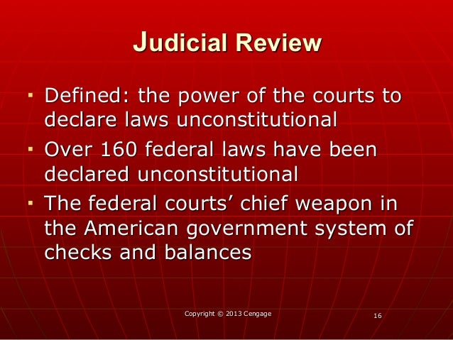 Judicial review