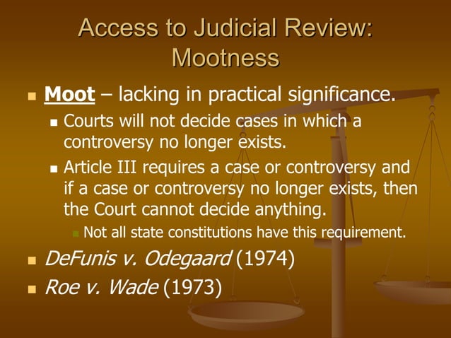 Judicial review