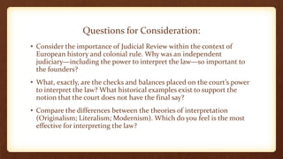 Judicial review ppt