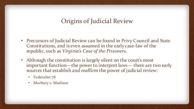 Judicial review ppt