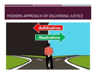 MODERN APPROACH OF DELIVERING JUSTICE
36
 
