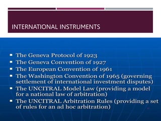 INTERNATIONAL INSTRUMENTS
42
 