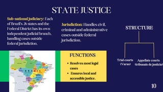Comprehensive Overview of Brazil's Judicial System and Its Structure | PDF