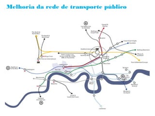 Melhoria da rede de transporte público
 