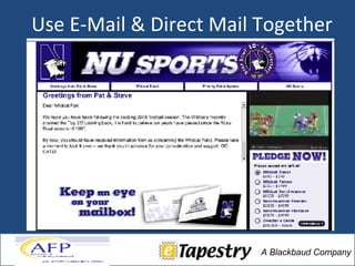 Use E-Mail & Direct Mail Together 