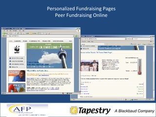 Personalized Fundraising Pages Peer Fundraising Online 