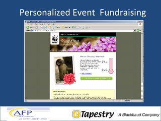 Personalized Event  Fundraising  
