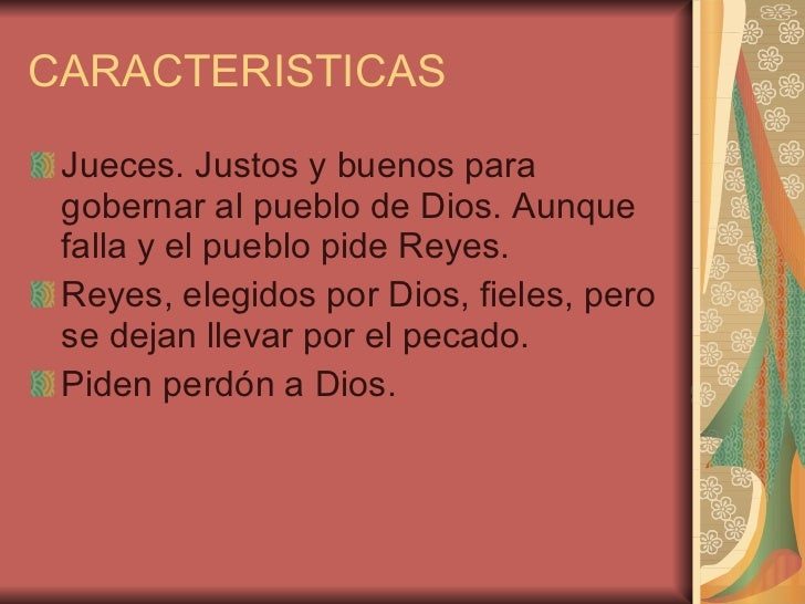 Jueces, Reyes Y Profetas
