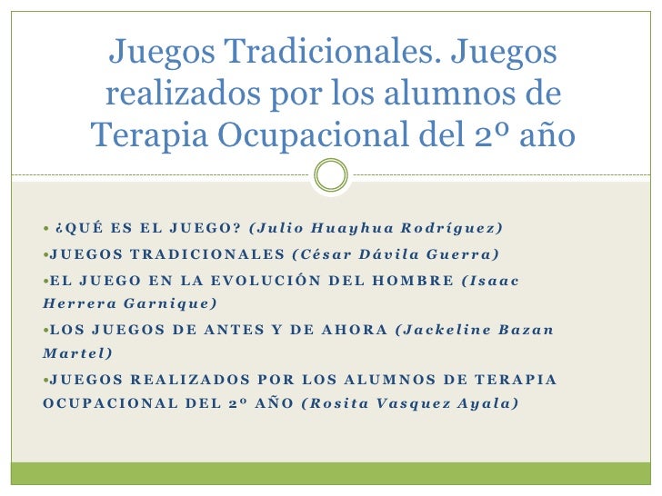 juegos tradicionales