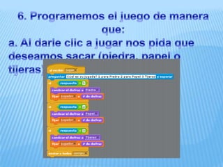 Juego Piedra Papel o Tijeras | PPTX