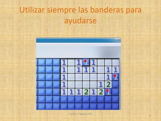 Espinal – Segovia 3ºB
11
Utilizar siempre las banderas para
ayudarse
 