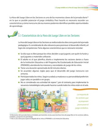 EL JUEGO SIMBÓLICO EN LA HORA DEL JUEGO LIBRE EN LOS SECTORES | PDF
