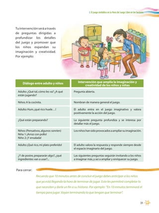 EL JUEGO SIMBÓLICO EN LA HORA DEL JUEGO LIBRE EN LOS SECTORES | PDF