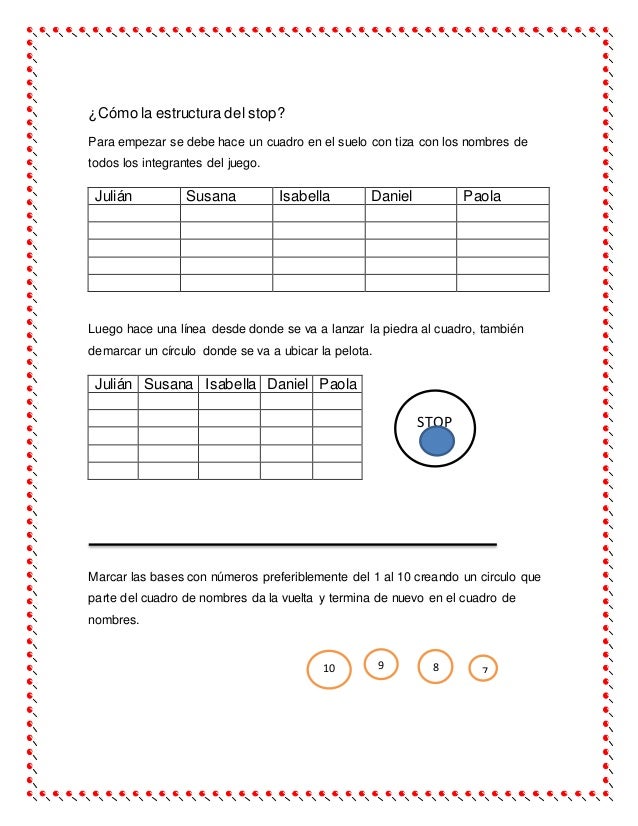 Juego Tradicional Colombiano
