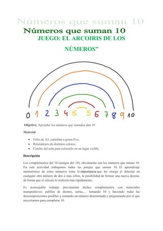Juegos educativos en español, aprende mientras juegas - Arcoiris