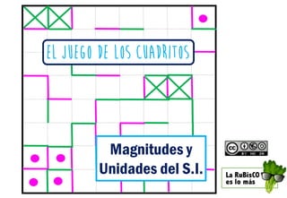 EL JUEGO DE LOS CUADRITOS
Magnitudes y
Unidades del S.I.
 