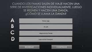 6 
Primer viaje 
El café 
Alegría de los Famas 
Lejos de los Cronopios 
 