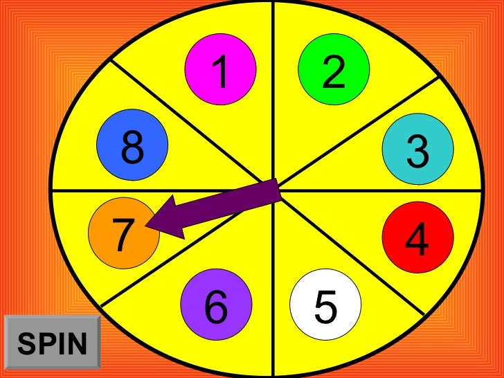 ruleta del 1 al 8
