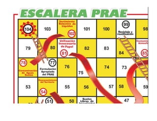 Juego escalera prae en word (para imprimir)