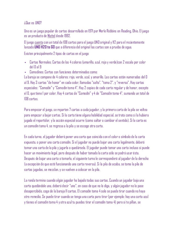 instrucciones uno h2o