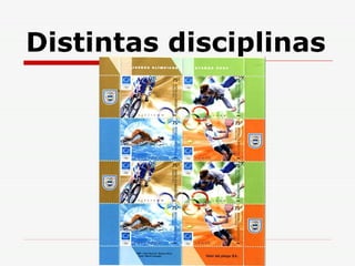 Distintas disciplinas 