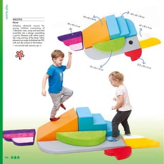 NS2192
Parrot
Softplay obstacle course for
young children consisiting of
7 elements: mats, ramp and stairs that
assemble i...