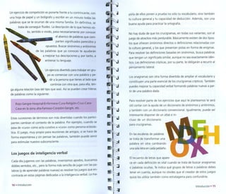 Juegos de Mente Inteligencia Verbal 