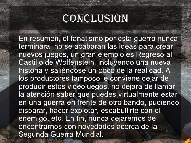 Juegos De Video Sobre La Segunda Guerra Mundial 28098