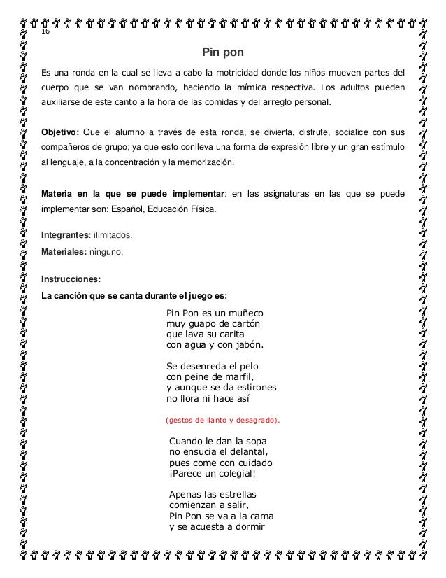 Juegos Y Rondas Exposicion