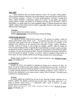 Juegos para conocerse