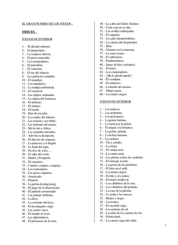 Juegos