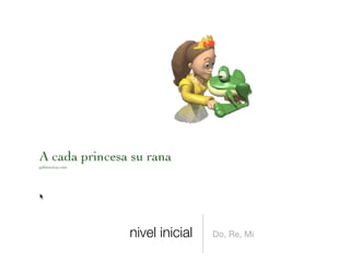 nivel inicial   Do, Re, Mi
 