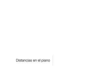 Distancias en el piano
 