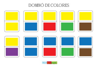 DOMINÓ DE COLORES
 