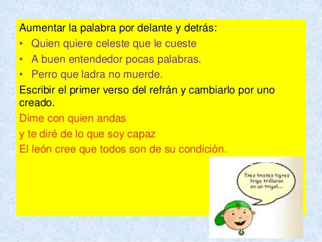 Juegos con el lenguaje