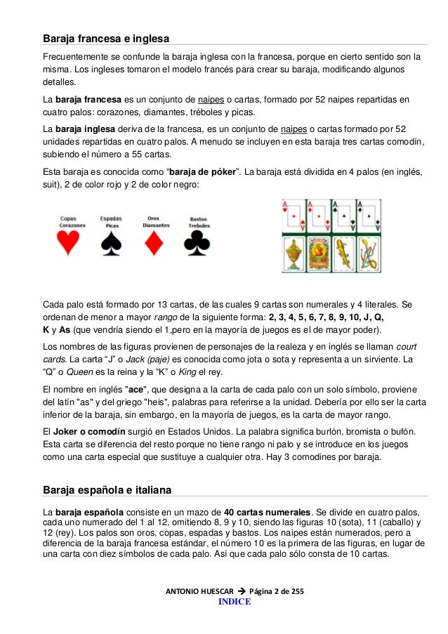 Juegos Para 2 Con Cartas Españolas / Usted y un amigo ...