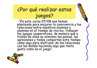 Juegos de recreo