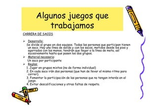 Juegos de recreo