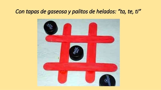 juegos hechos en material reciclable