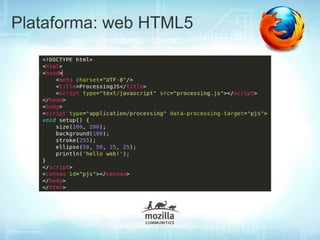 Plataforma: web HTML5
 