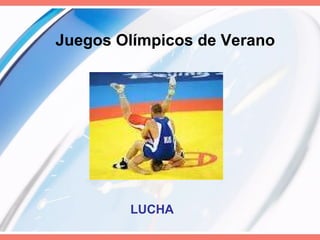 Juegos Olímpicos de Verano LUCHA  