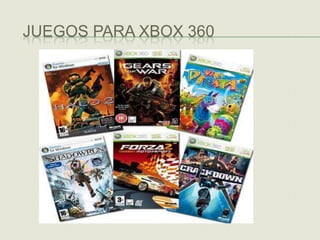 JUEGOS PARA XBOX 360
 