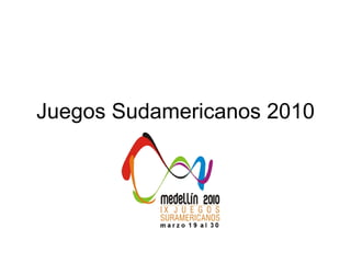 Juegos Sudamericanos 2010 