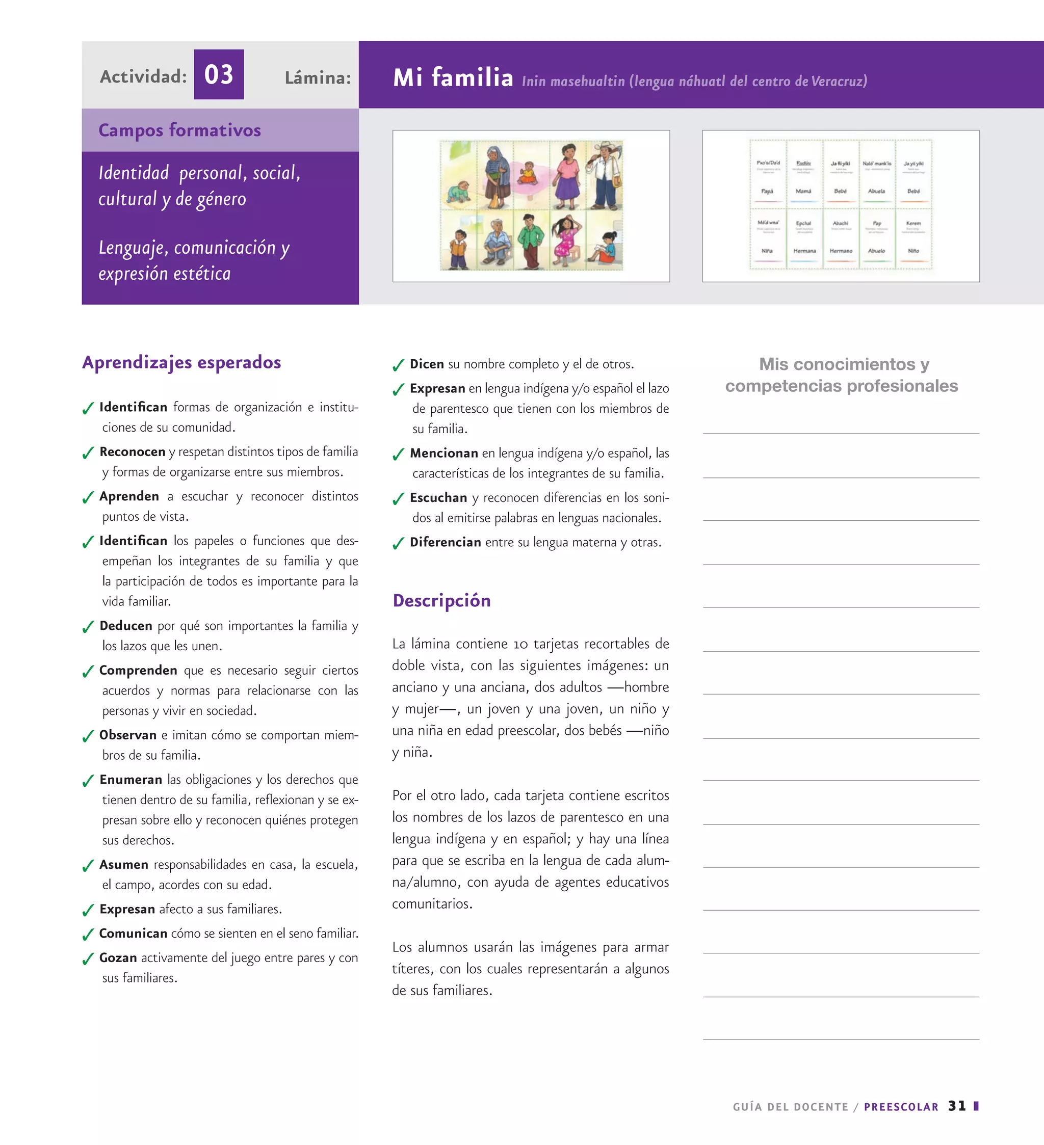 Juegos y materiales educativos de la niñez indígena y migrante ...