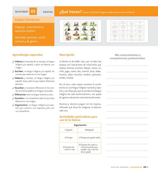 Juegos y materiales educativos de la niñez indígena y migrante ...