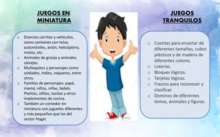 Metodología de la hora del juego libre en los sectores | PPTX
