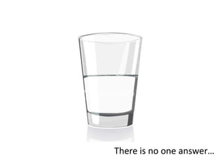 There is no one answer…
 