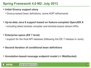 Spring 4 on Java 8 by Juergen Hoeller | PDF